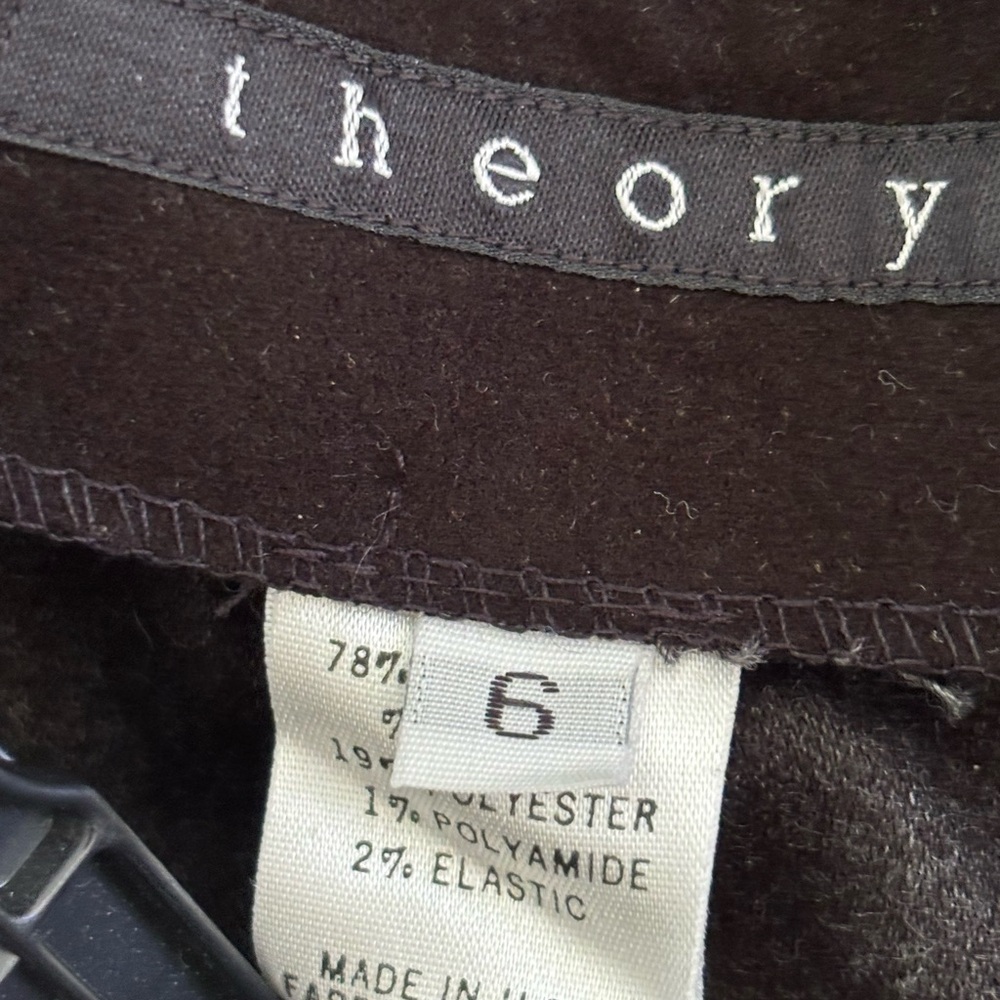 Women’s Theory Black Pants - Picture 3 of 6